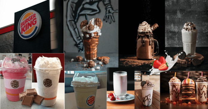 Burger-King’s-Shakes- Menu: -A- Delightful-Journey