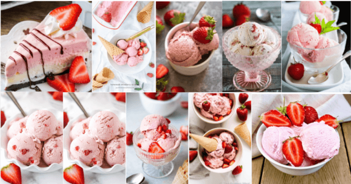How To Make Strawberry Ice Cream At Home