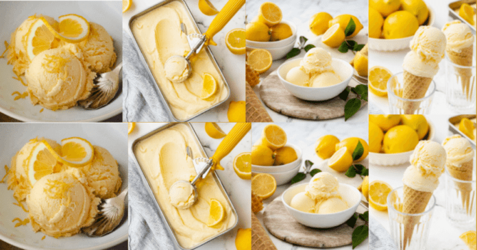 Lemon Ice Cream