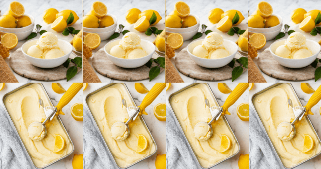  Lemon Ice Cream 
