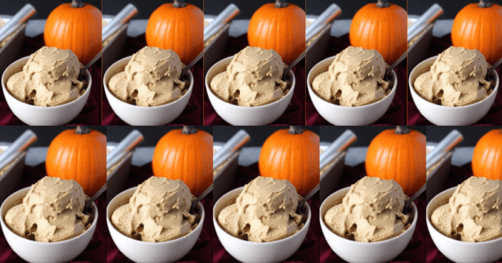 Pumpkin Ice Cream 
