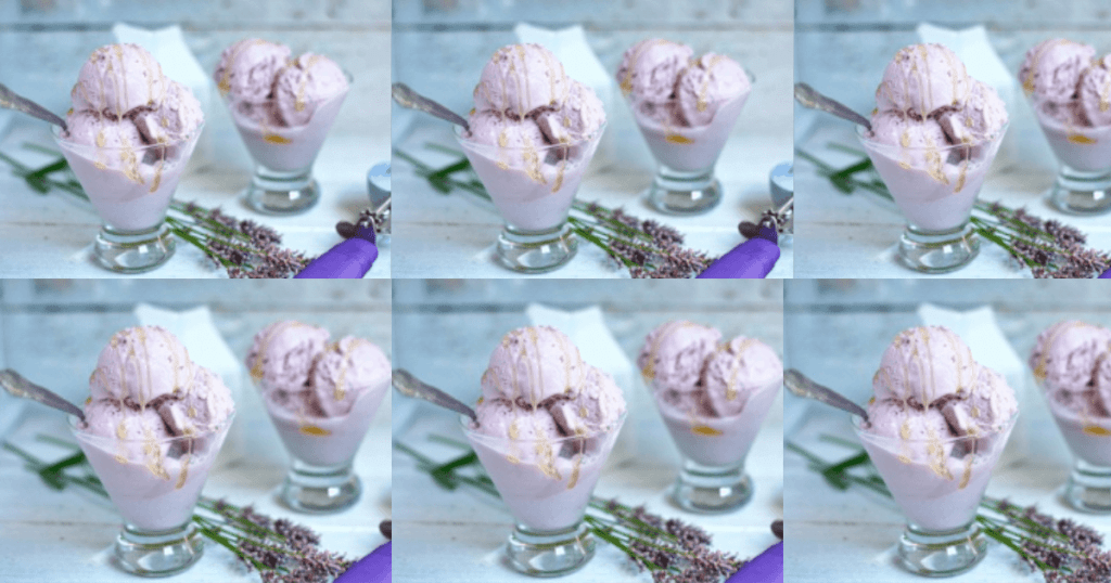Lavender Honey Ice Cream
